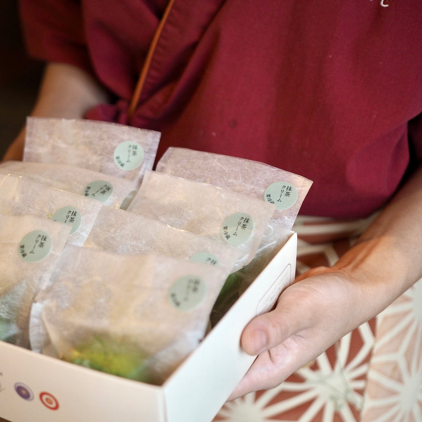 抹茶クリーム大福