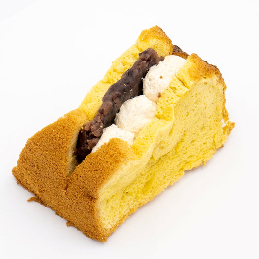 きな粉クリームとあんこの米粉シフォンサンド